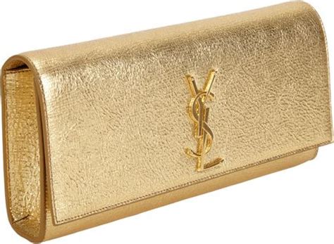 saint laurent clutch gold|buy ysl clutch online.